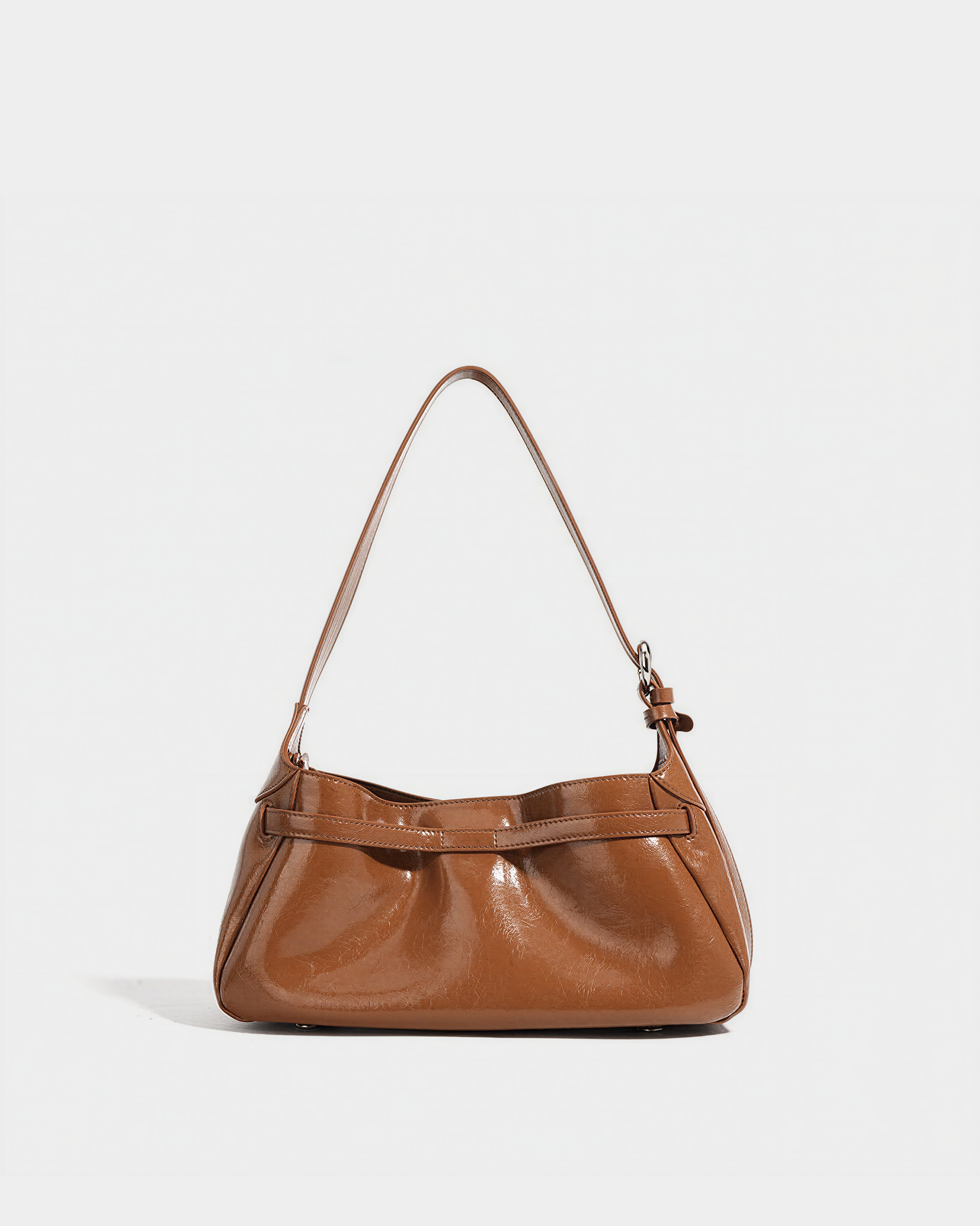 Calden Leather Shoulder Bag - VELMONTU
