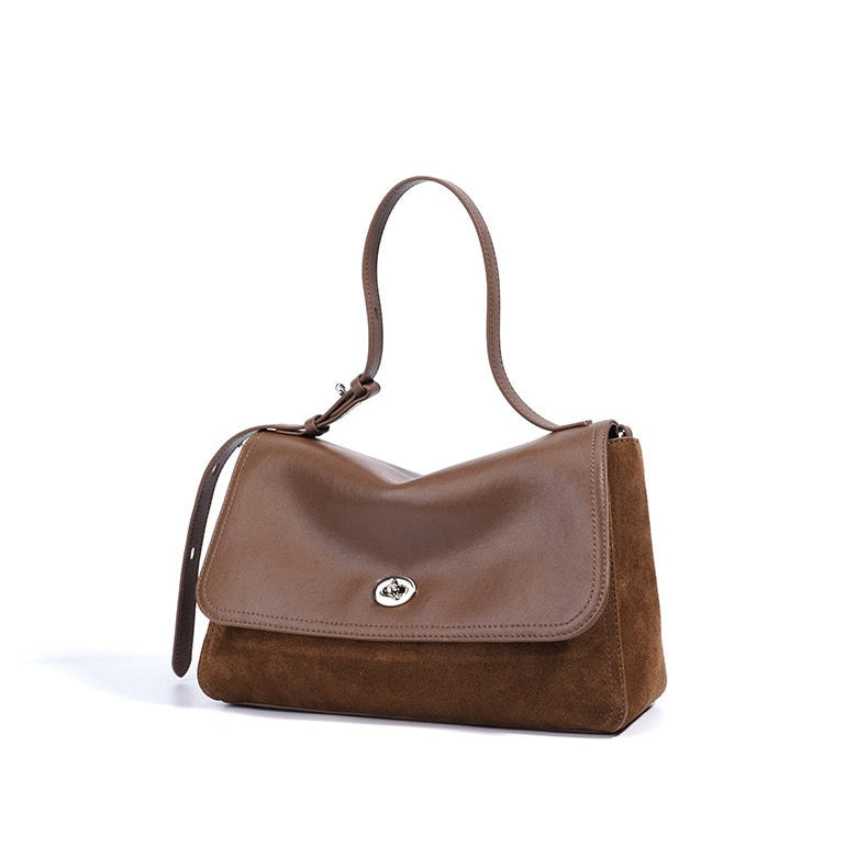 Zaria Leather Shoulder Bag - VELMONTU