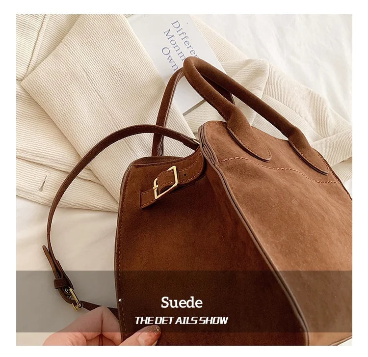 Suede Holloway Bag - VELMONTU