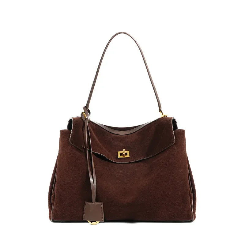 Suede "Root" Tote - VELMONTU