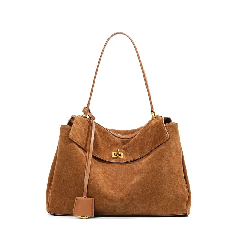 Suede "Root" Tote - VELMONTU
